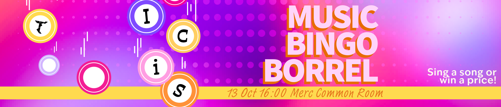 ICIS Music Bingo Borrel